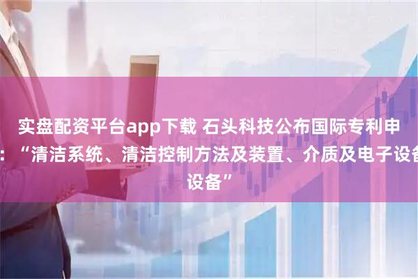 实盘配资平台app下载 石头科技公布国际专利申请：“清洁系统、清洁控制方法及装置、介质及电子设备”